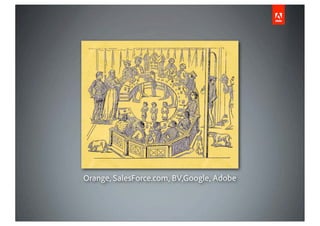 Orange, SalesForce.com, BV,Google, Adobe
 