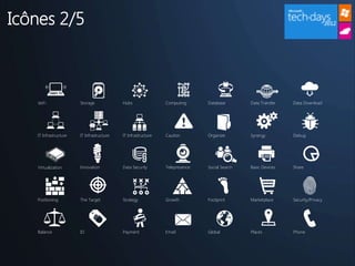 Icônes 2/5



   WiFi                Storage             Hubs                Computing      Database        Data Transfer   Data Download




   IT Infrastructure   IT Infrastructure   IT Infrastructure   Caution        Organize        Synergy         Debug




   Virtualization      Innovation          Data Security       Telepresence   Social Search   Basic Devices   Share




   Positioning         The Target          Strategy            Growth         Footprint       Marketplace     Security/Privacy




   Balance             ID                  Payment             Email          Global          Places          Phone
 