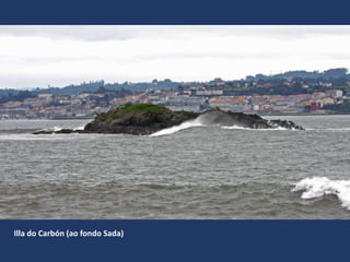 Illa do Carbón (ao fondo Sada)
 