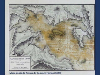 Mapa da ría da Arousa de Domingo Fontán (1828)
 