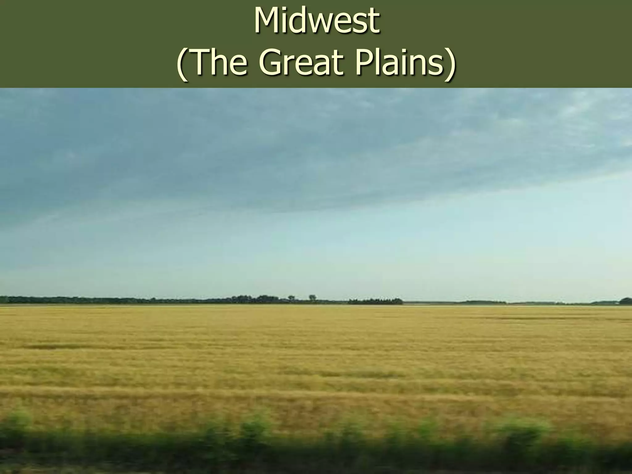 Midwest
(The Great Plains)
 