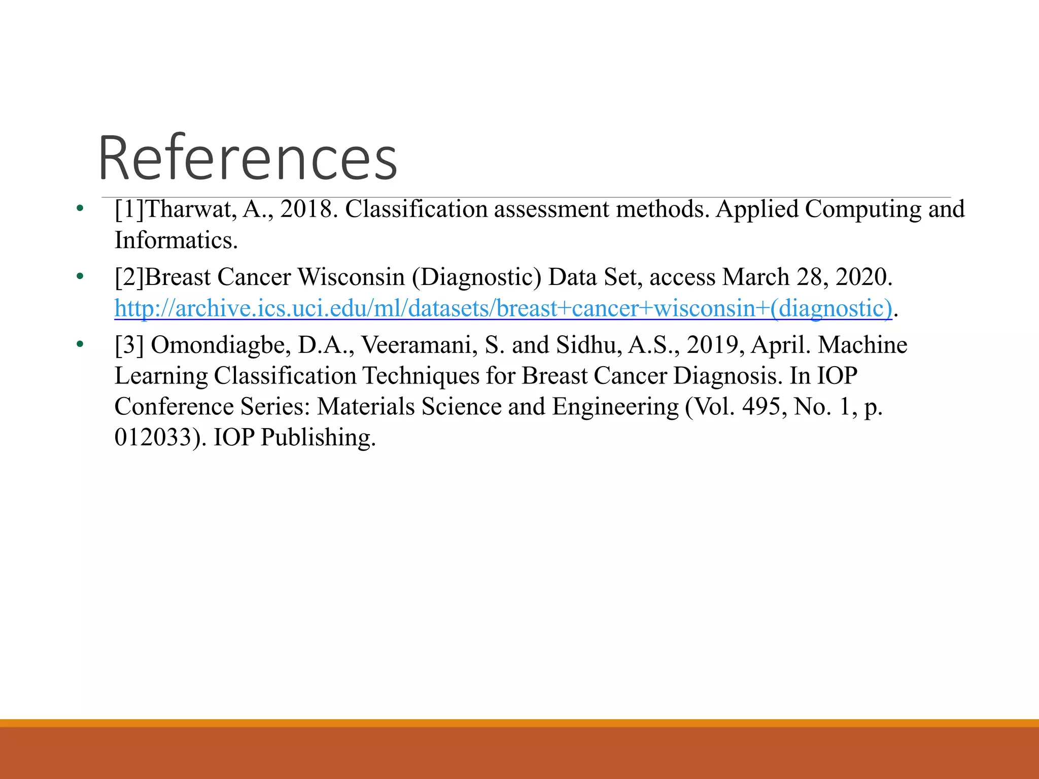 Classification assessment methods pptx