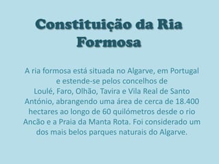 IntroduçãoSó esperamos cumprir com os nossos objectivos e concluir o trabalho com sucesso, de resto esperamos que fiquem conhecendo um dos mais belos parques do Algarve 