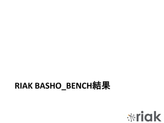 RIAK BASHO_BENCH結果
 
