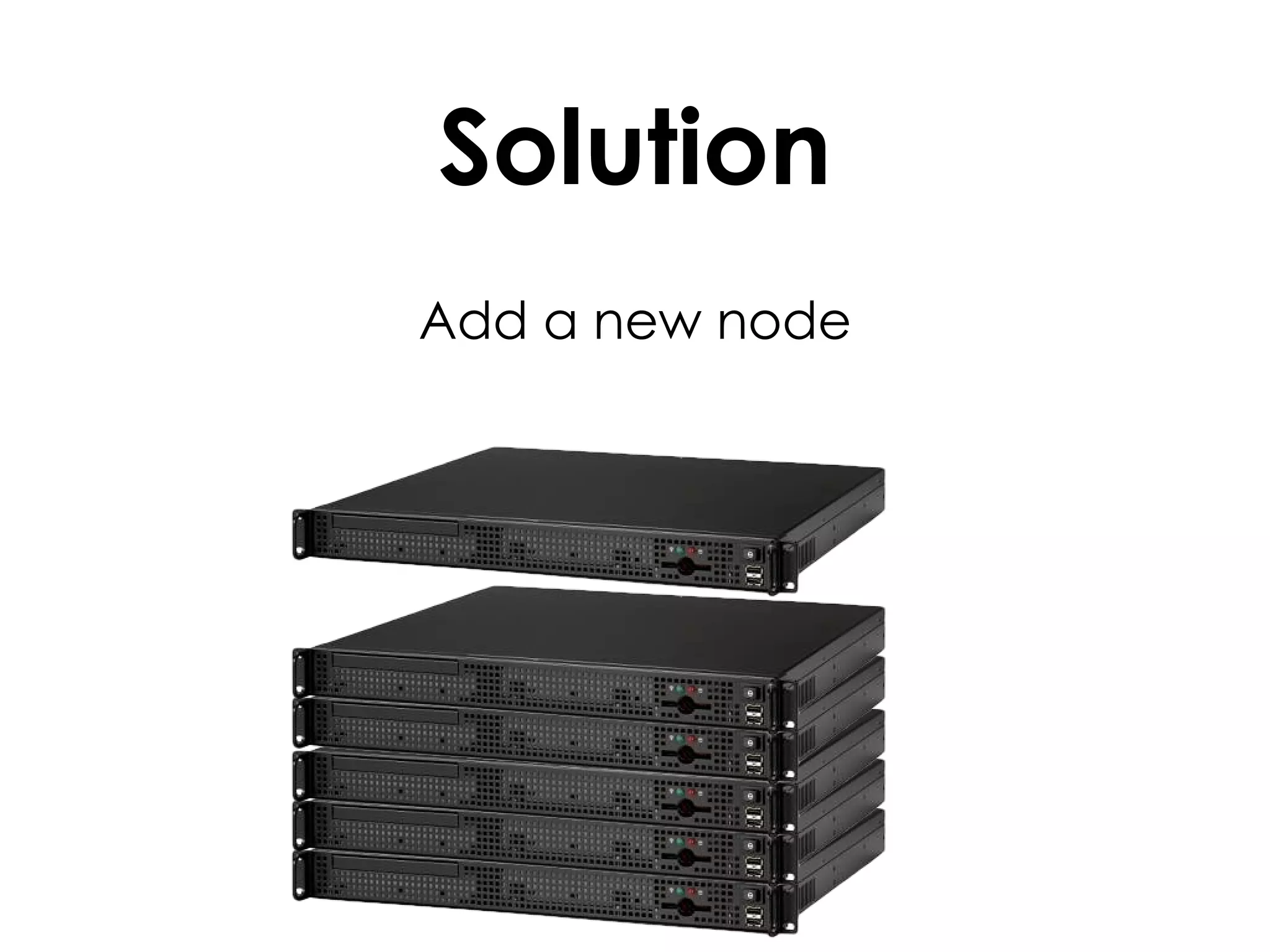 Solution Add a new node 
