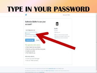 TYPE IN YOUR PASSWORD
 