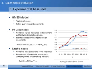 User/ document similarity [Jamali, 2009] [Ma, 2009] [McDonald, 2009]