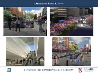 I CANTIERI CHE RIPARTONO SULLA RETE EAV
6.Stazione di Parco S. Paolo
 