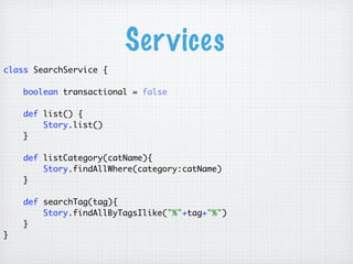 RIAs Done Right: Grails, Flex, and EXT GWT