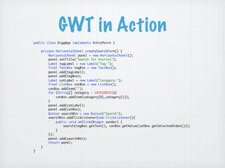 RIAs Done Right: Grails, Flex, and EXT GWT