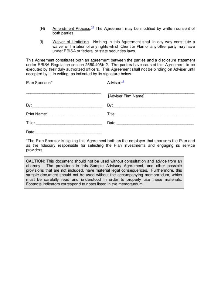 Sample Service Agreement Form