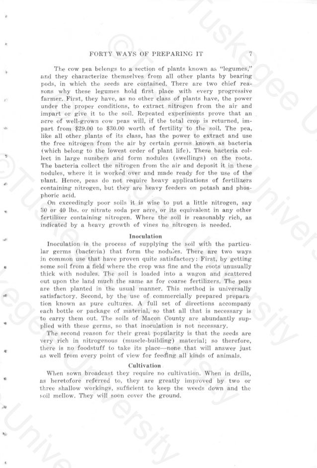 Bulletin #35 How to Grow the Cow Pea