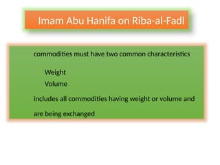 What is Riba, Qimar and Gharar and their importance according to ...