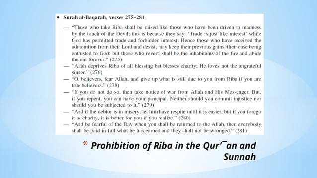 Islamic Banking: RIBA_Various Holy Scriptures.pptx