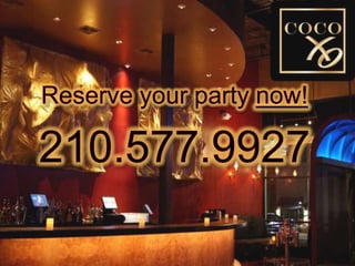 Reserve your party now!210.577.9927