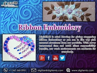 Ribbon embroidery
