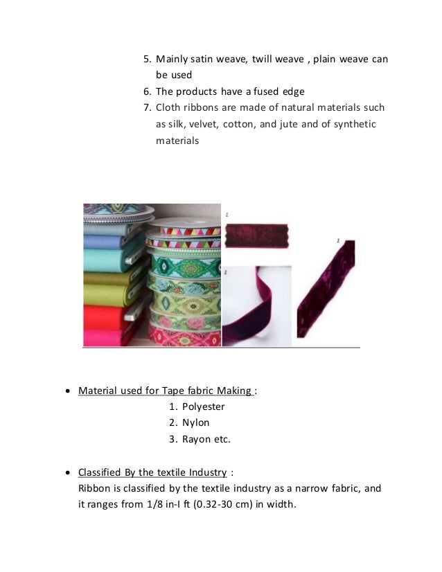 Ribbon fabrics