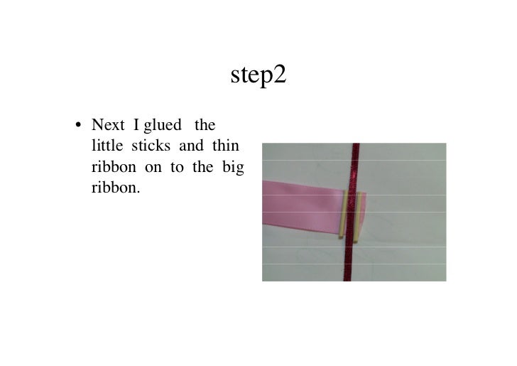 Ribbon sticks