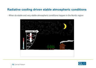 Radiative cooling driven stable atmospheric conditions
- When do stable and very stable atmospheric conditions happen in t...