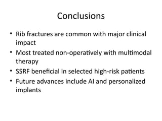 Comprehensive Review of Rib Fractures and Surgical Stabilization ...