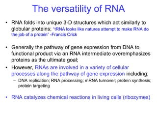 Ribonucleic acids molecular structures and functions.pptx