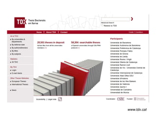 www.tdx.cat
 