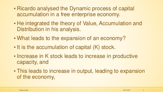 understanding the economics of ricardian