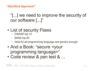 PHP and Application Security - OWASP Road Show 2013