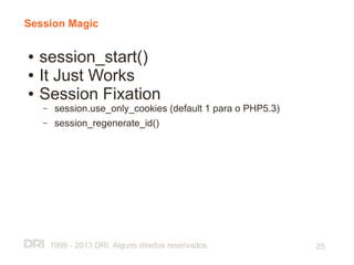 PHP and Application Security - OWASP Road Show 2013