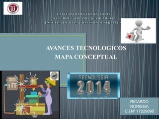 AVANCES TECNOLOGICOS 
MAPA CONCEPTUAL 
RICARDO 
NORIEGA 
C.I.Nº 17229890 
 