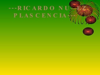 ---RICARDO NUÑEZ  PLASCENCIA--- 