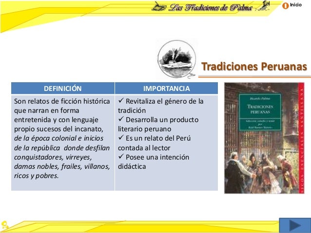 Tradiciones Peruanas Ricardo Palma Ricardo Palma
