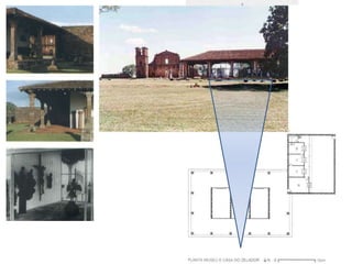 	esse é, de fato, um dos pontos fundamentais da proposta: através da transparência do edifício na direção norte-sul, o olhar do visitante projetaas peças expostas no museu-pavilhão sobre o pano de fundo da ruína, fazendo com que seus vestígios a tornem tão animada como quando “aquela porção de índios se juntava de manhãzinha na igreja”