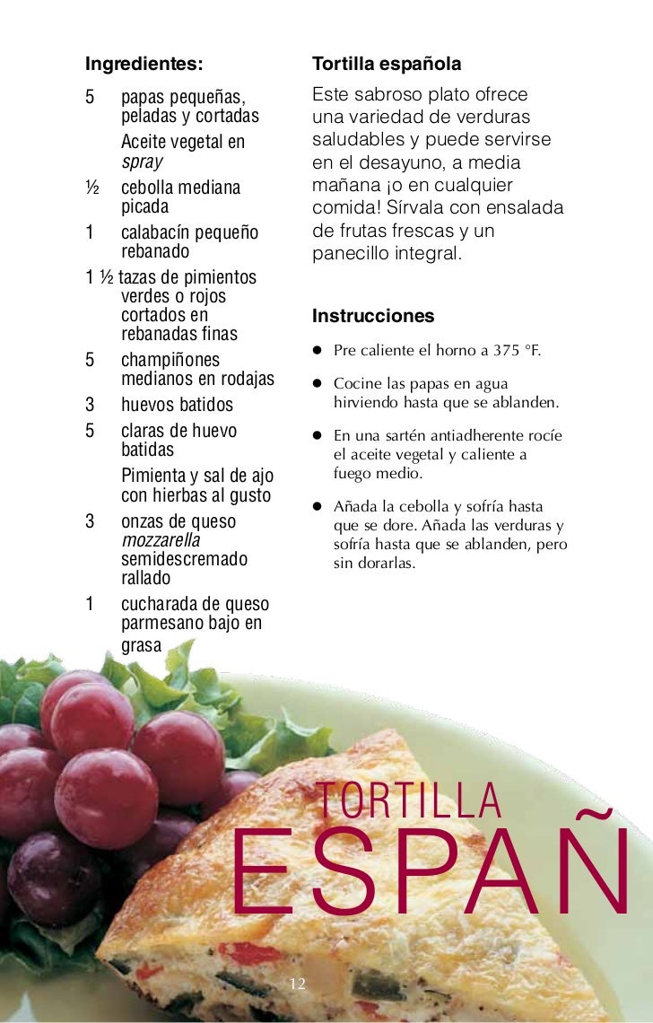Ricas recetas para personas diabeticas Ricas recetas para personas diabeticas