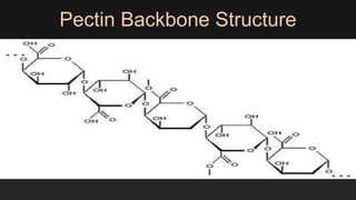 Pectin Backbone Structure 
 