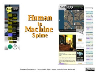 Spime SL2SL M2M Spime | ODP