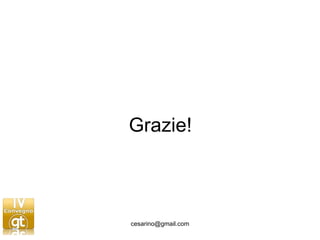 Grazie! 