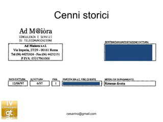 Cenni storici 