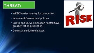 RICE FARMING - SWOT ANALYSIS | PPTX
