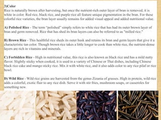 Lemma Color In Rice RICE description plant of subject plant r | PPTX