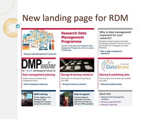 New landing page for RDM

 