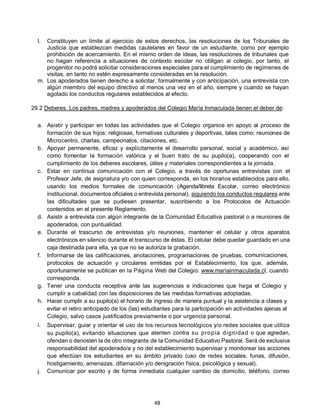 REGLAMENTO INTERNO DE CONVIVENCIA ESCOLAR 2025 | PDF