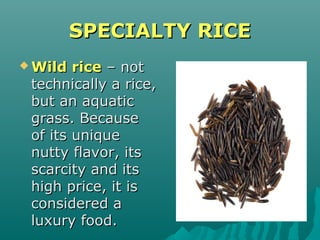 Rice and other grains | PPT