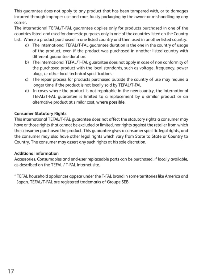 Tefal Rice Cooker 8 in 1 Manual PDF