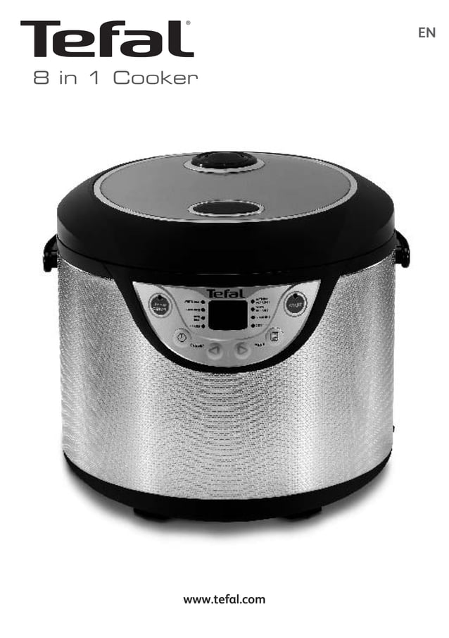 Tefal Rice Cooker 8 in 1 Manual PDF