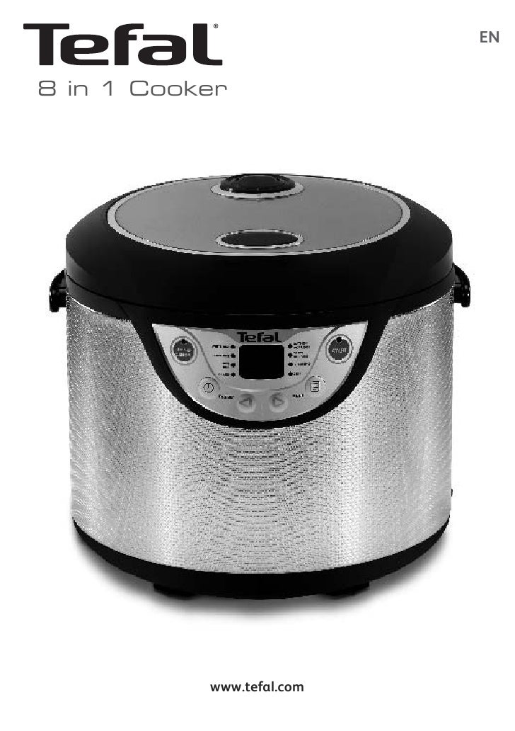 Tefal Rice Cooker 8 in 1 Manual