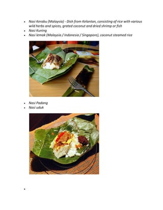 Nawas Rice Rice dishes from around the globe | PDF