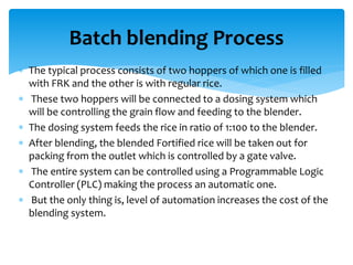 rice fortification : how it is done and methods of fortifying rice.pptx