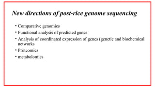 Rice Genomics & Whole Genome Sequencing.pptx