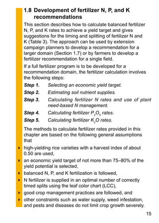 Rice nutrient | PDF